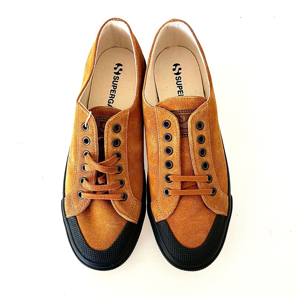 Superga Men's Tobacco Suede with Charcoal Accents/Sole 2390
